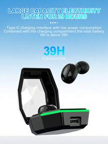 J30 Low Latency Gaming Bluetooth Earphones, True Wireless Earbuds For Esports & Workout, Super Long Battery Life, Stylish Music Design