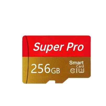 256GB High-Speed Micro SD Card U3, A2, Class 10 - SmartPro 256GB TF Card With SD Adapter, Durable & Strong For Smartphones & Cameras, Micro Sd Card Adapter