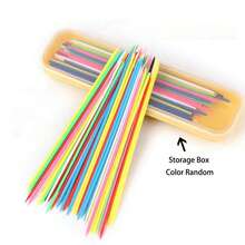 30 peças de jogo de palitos de pegar, brinquedos retrô clássicos de palitos de pegar para diversão em família, presente de jogo, jogo clássico de palitos finos, ideia de presente para família