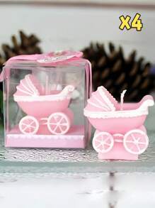 1 pièce Bougie de fête pour enfants, cadeau de faveur pour la baby shower - Bougie sans fumée Bébé endormi, bougie d'anniversaire mignonne pour enfants, décoration de fête, cadeaux de remise des diplômes, mariage