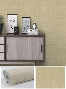 DIY Linen Wallpaper Wall Sticker, Suitable For Home Waterproof And Moisture-Proof Self-Adhesive Wallpaper, Suitable For Decoration In Living Rooms, Bedrooms, And Corridors Wall Paper Wall Stickers Room Decor Wall Decor