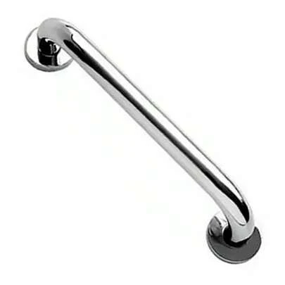Barra De Apoio 30cm Inox Banheiro Box Idoso Gestante Deficiente Segurança Suporte Acessibilidade Corrimao
