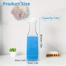 2 Packs Laundry Detergent Dispenser,54oz Fabric Softener Dispenser,Plastic Liquid Laundry Detergent Container,Laundry Detergent Organizer For Laundry Room Organization With Labels - Multicolor - View 5