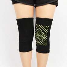 2 Pcs, Wormwood Self-Heating Short Knee Pads, Care For Joints, Transfer Love, To The Elderly Caring - màu đen - Xem 2