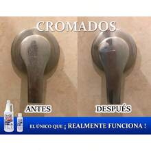 BRING IT ON CLEANER - Quita Gotas, Limpia Vidrio Cromo Azulejo Aluminio Acero Sarro Óxido y más 946ml (1.2 kg) (1) - L - Ver 6