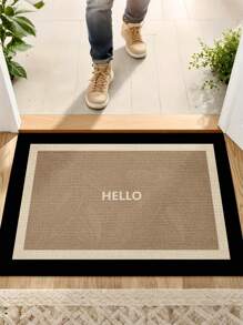 1pc European Style Anti-Slip Entrance Door Mat, Home Corridor Doorway Floor Rug, Small Carpet, Doormat, Welcome Mat, Kitchen Carpet, Home Decor, Outdoor Mat, Machine Washable
