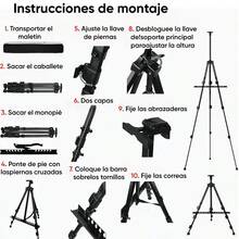 Caballetes, vuelta al cole, útiles escolares W3899 - Caballete - Negro - Ver 9