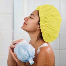 Shower Caps - Bright Yellow - View 5