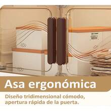 Seokiwi 6 Niveles de Contenedores de Almacenamiento de Plástico con Tapa - Armario de almacenamiento plegable - Plástico pesado resistente, Estante de almacenamiento multicapa para el hogar, estante de almacenamiento para la cocina con ahorro de espacio para refrigerios y bebidas, estantería, organizador de ropa. Contenedores Apilables con Ruedas, Sistema de Organizador Plegable para Armario, Baño, Hogar, Oficina, Dormitorio - Albaricoque - Ver 6