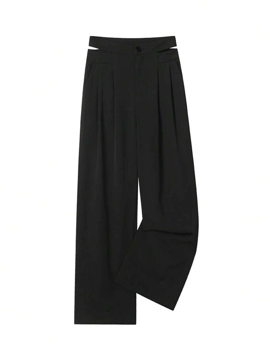 Narrow-Leg Wide Leg Casual Pants For Women, New Loose Fit Slim Straight Trousers