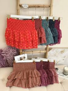 Women Shorts - 紫色 - 查看 5