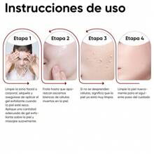 QUARXERY Gel Exfoliante Purificante 2 Piezas - Suave para Rostro, Limpia Suciedad, Aceites y Contaminação | Hidrata, Regula Equilibrio Agua-Aceite, Apto para Todas las Pieles (Grasa, Seca, Mixta)