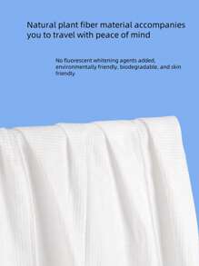 Disposable Bath Towel, Soft Cotton Towel Suitable For Travel & Camping, Absorbent Disposable Bath Towel, Individual Packaging, Thick 100% Cotton Disposable Bath Towel, Portable Travel Facial Towel, Hotel