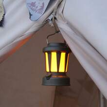 1pc Outdoor LED Camping Lamp With Type-C Charging, Waterproof Tent Light