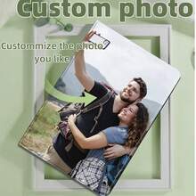 Custom IPad Case And Personalized Tablet Case With Wake Up Sleep Function, Unique IPad 10 Generation, 10.2-Inch Case, DIY Family, Couple, Pet Custom Gift, Photo Custom, Tablet Case