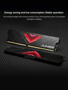 JUHOR DDR4 8GB 16GB 3200MHz 黑色台式机内存