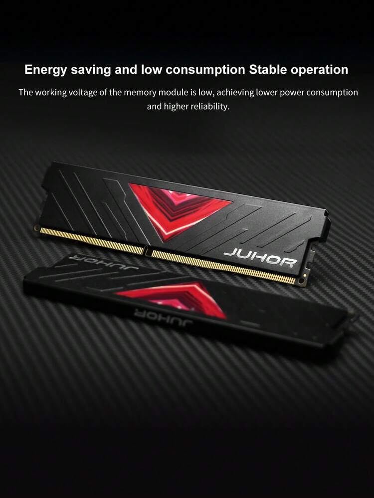 JUHOR DDR4 8GB 16GB 3200MHz ブラック デスクトップメモリRAM | SHEIN