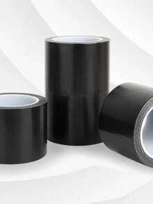 1 Roll /5 M High Adhesive Black Duct Tape For Cushion Repair, Wear Repair Tape, Sofa Repair Subsidy, Motorcycle Seat Self-Adhesive Leather Tape, Strong Adhesive Tape, Suitable For Hotel/Restaurant/Office/Commercial Use. - Black - View 7