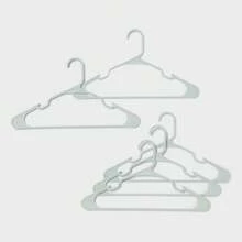18pk Hangers Mindful Mint - Room Essentials: Plastic Clothes Hangers Shirts, Dresses, Tops, Adult Use - 1 - Xem 1
