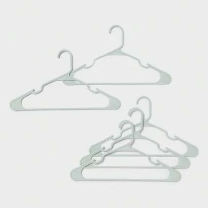 18pk Hangers Mindful Mint - Room Essentials: Plastic Clothes Hangers Shirts, Dresses, Tops, Adult Use