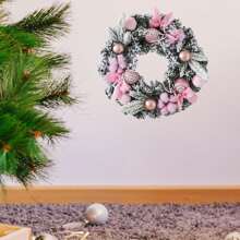 30cm Spring Wreath For Front Door Artificial Summer Wreaths Flower Garland For Front Door Outside Wall Window Decor Party Home Entrance Wreath Flowers Gifts Creative Artificial Garland Hanging Pendants Wedding Decoration Home Party Decor Farmhouse Holiday Decor