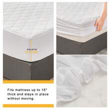 (3 Pack)  Waterproof Mattress Pad, Twin/Twin-XL, 39 In X 80 In - Queen - View 10