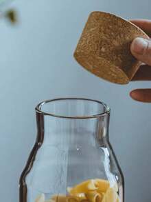 Glass Bottle For Decoration With Cork Lid 600ml-900ml-1200ml - P-600毫升 - 查看 4