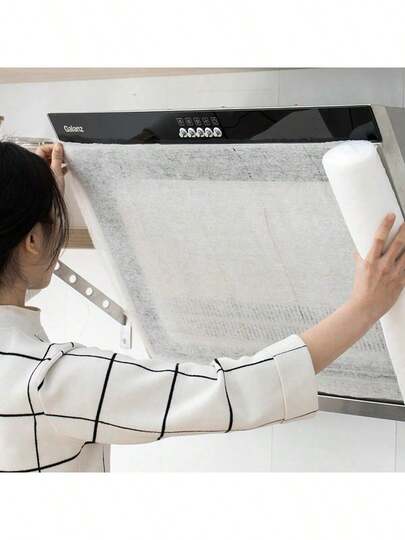 5m Papel de filtro de aceite, malla de filtro de grasa para campana de cocina, cubierta de polvo no tejida resistente a altas temperaturas