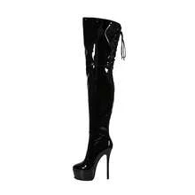 Black Back Lace-up