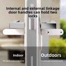 1 Stück multifunktionale Sicherheitsschlösser: Schutz für Kinder und Haustiere, ohne Bohren erforderlich, Türgriff-Schloss-Artefakt, Schulanfang, ABS Türgriff-Schloss Anti-Quetsch-Sicherheitsschutz-Schnalle, Halloween, Süßes oder Saures, 31. Oktober