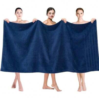 XXXL 2 Super Jumbo Premium Towels - Plus Size 90x180cm - High GSM  For Ultimate Absorbency Bath Smooth Plain Cotton Luxury Towel