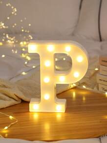 1pc Letter Lights For Holiday Party Decor, Children's Room Decor, 26-Piece English Alphabet & Numbers LED Decorative Light, BABY Anniversary, 6.3inch/16CM, Birthday Decoration And Gift, Holiday Decor And Party, Wedding Decoration, Home Bedroom Decor, Living Room/Gathering Decor, Camping, Warm White Lighting