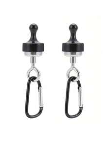 5PCS/2PCS/1PC Powerful Magnetic Detachable Tent Hooks, Outdoor Beach Essential, Camping Party Supplies Canopy Tent Clips