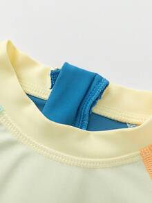 Balabala 儿童连体泳衣 男童女童 儿童防晒抗氯 - 藍色調 - 查看 6