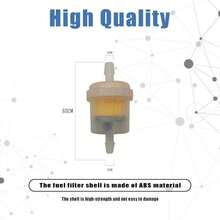 Gas Fuel Hose Oil Filter Clamps Inline Fuel Shut Off Valve Petcock Petrol Switch For 50cc 70cc 110cc 125cc 150cc 250cc Mini Bike Dirt Bike Pit Bike Tao Tao Motorcycle Scooter Quad ATV And Go Karts - Black - View 2