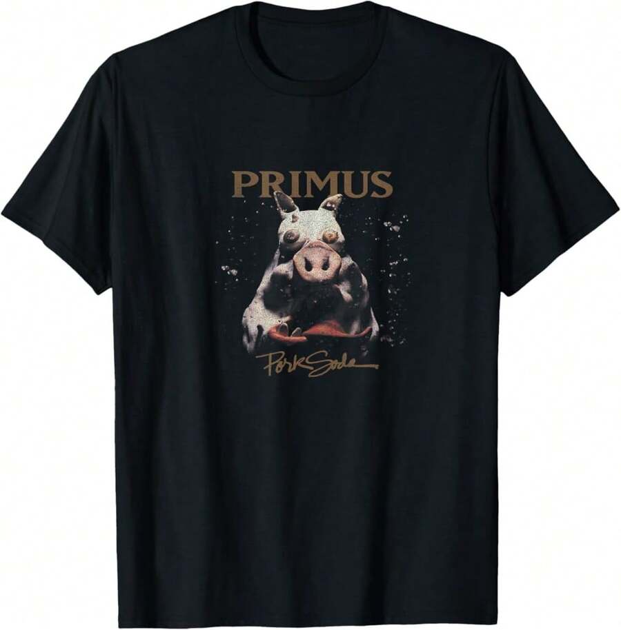 Primus Pork Soda T-Shirt T-Shirt Gift For Grandma Gift For Coworker - Black - View 1