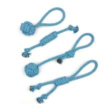 Juguetes de cuerda pequeños adecuados para perros pequeños, juego de juguetes de cuerda interactivos para mascotas, incluye beneficios de entrenamiento divertido y limpieza dental, juguetes de cuerda resistentes para masticadores agresivos, kit de juguetes de cuerda dental resistente para perros medianos, juego de 10 juguetes de masticación y tirones indestructibles para cachorros en etapa de dentición