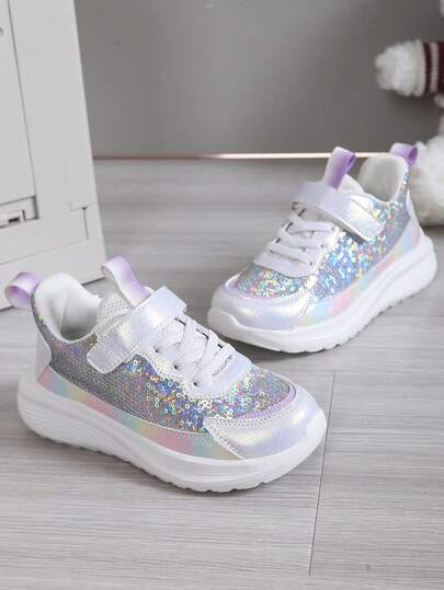 1 Pair Fashionable, Comfortable And Lightweight Spring Children's Sports Shoes. Summer Breathable Mesh Hollow Out Big Kids Running Shoes. Students' Daily Wear Anti-Slip Durable EVA Outsole. Molded Insole, Stable Fit, Soft Glossy Sole, Suitable For Daily Wear And Running