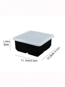 Large Six And Eight Square Silicone Ice Tray Ice Cream Dessert Juice Frozen Model For Home Use With Lid