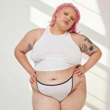 Cherri String Thong | Wide Gusset Lip-Slip Free Underwear | Stretchy Breathable Organic Cotton Panties Womenswear Comfort Lady - Lemonade - 查看 7