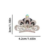 1/2pcs White/Pink Crown Fashionable Car Vent Clip Air Freshener With Diamond Encrusted Crown Design