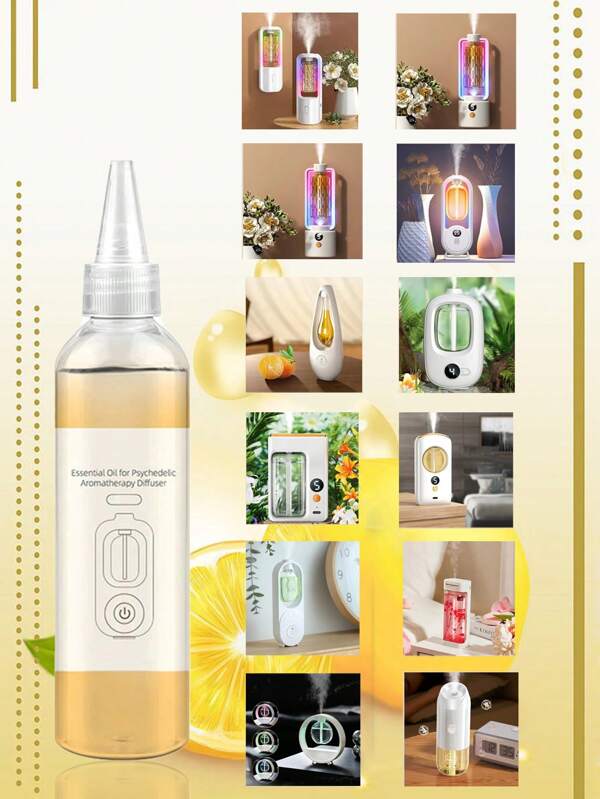 1 pieza Recambio de líquido esencial para difusor de aromaterapia de 260ml, apto para todas las series de difusores de aromaterapia