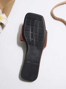 Sandali piatti da donna con design a strass, cinturini alla moda e versatili in stile minimalista, comodi e antiscivolo, eleganti per abiti, passeggiate estive in spiaggia