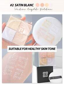 GIVENCHY[Mini]PRISME LIBRE 哑光亮泽散粉 四合一 #2 4*1g / 适合浅肤色 / Prisme Libre 散粉采用四种色调的和谐搭配，打造哑光效果 / 标志性散粉，具有四色校正功能 / 全新超细亮泽定妆粉，具有 24 小时亮泽效果、12 小时定妆和全天控油效果