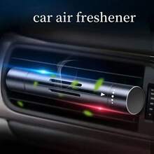 6pcs/Set Of Car Air Freshener; (1 Set Of Car Air Outlet Alloy Diffuser With 5 Solid Supplement Cores) ,Remove The Odor Inside The Car,Car Interior Accessories - one-size - View 5