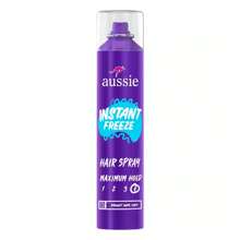 "Aussie Instant Freeze Aero Hair Spray 10oz |   Maximum Hold Humidity Resistant |   No Flake Formula For All Hair Types |   Quick-Dry & Flexible Finish |   Salon-Trusted"