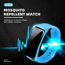 Reloj antimosquitos de mujer, Brazalete antimosquitos/insectos de tecnología para hombre, Dispositivo repelente de mosquitos portátil y a prueba de viento para exteriores, sin químicos, equipo anti-mosquitos e insectos para actividades al aire libre, regalo para familia y amigos, unisex, disponible en varios colores