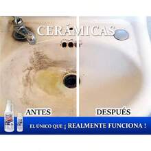 BRING IT ON CLEANER - Quita Gotas, Limpia Vidrio Cromo Azulejo Aluminio Acero Sarro Óxido y más 946ml (1.2 kg) (1) - L - Ver 7