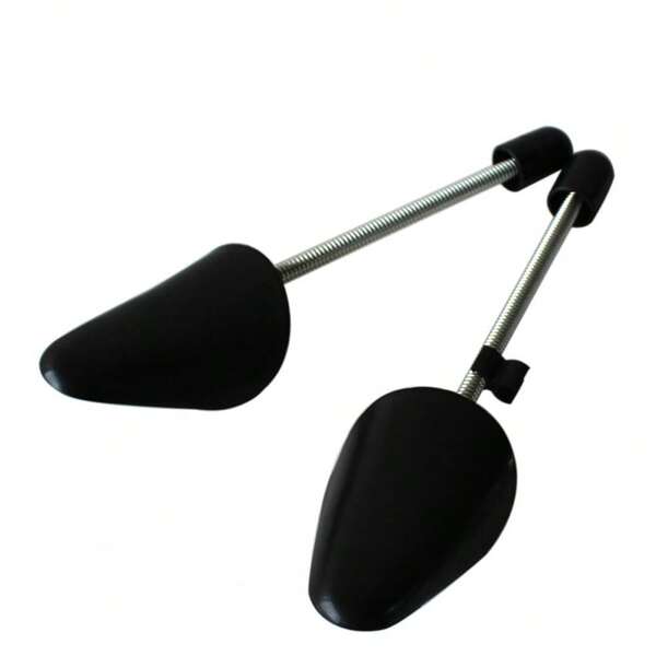 1 par de suporte de sapato de mola de plástico para homens e mulheres, expansor de aro de sapato masculino retrátil automático ajustável, suporte de sapato antideformação, expansor de sapato