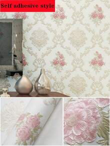 3D 自粘壁纸，豪华家居使用无纺布墙纸，美式风格，适用于卧室、客厅、电视背景墙、家具翻新礼物、生日毕业典礼房间装饰、家居装饰、墙壁装饰、浴室装饰、卧室装饰、房间装饰用品、客厅装饰、房屋装饰、家居装饰、客厅墙纸、墙贴、墙贴 - 多色 - 查看 15
